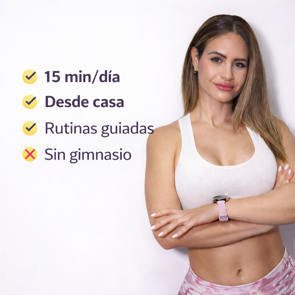 Mujeres sin tiempo: pierde grasa entrenando solo 15 min al día desde casa (sin gym ni dietas)