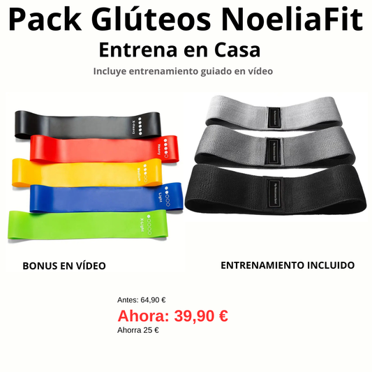 Pack Glúteos NoeliaFit – Entrena en Casa