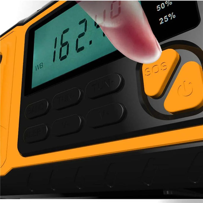 Emergency Solar Power Radio Hand AM/FM Weather