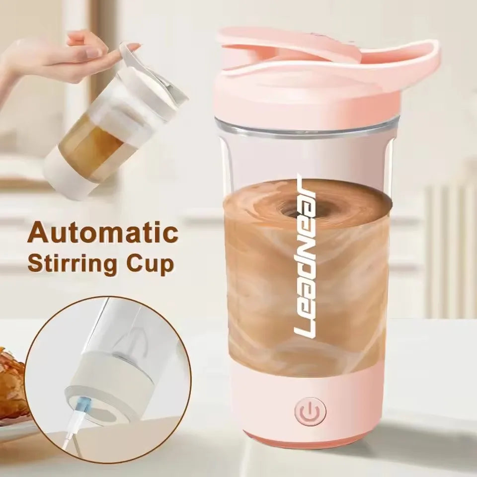 Vaso Batidor Eléctrico Portátil – Shaker Automático para Batidos
