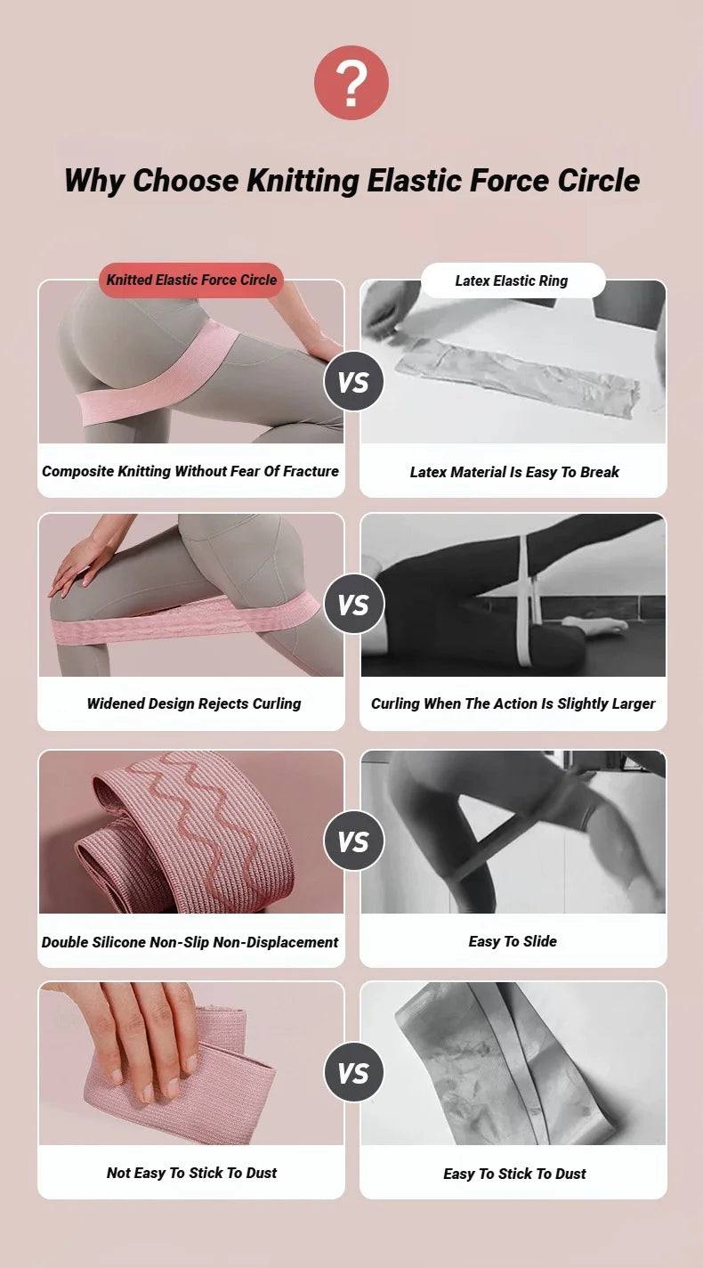 Bandas de Resistencia Sculpt & Tone – Define tus Glúteos y Piernas