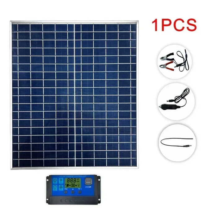 solar panel kit emergenci  1000W 500W 12V photovoltaic