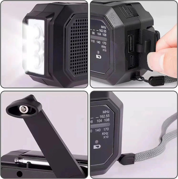 Portable Solar Radio, Emergency Kits , Dynamo AM/FM Radio,Phone Charger