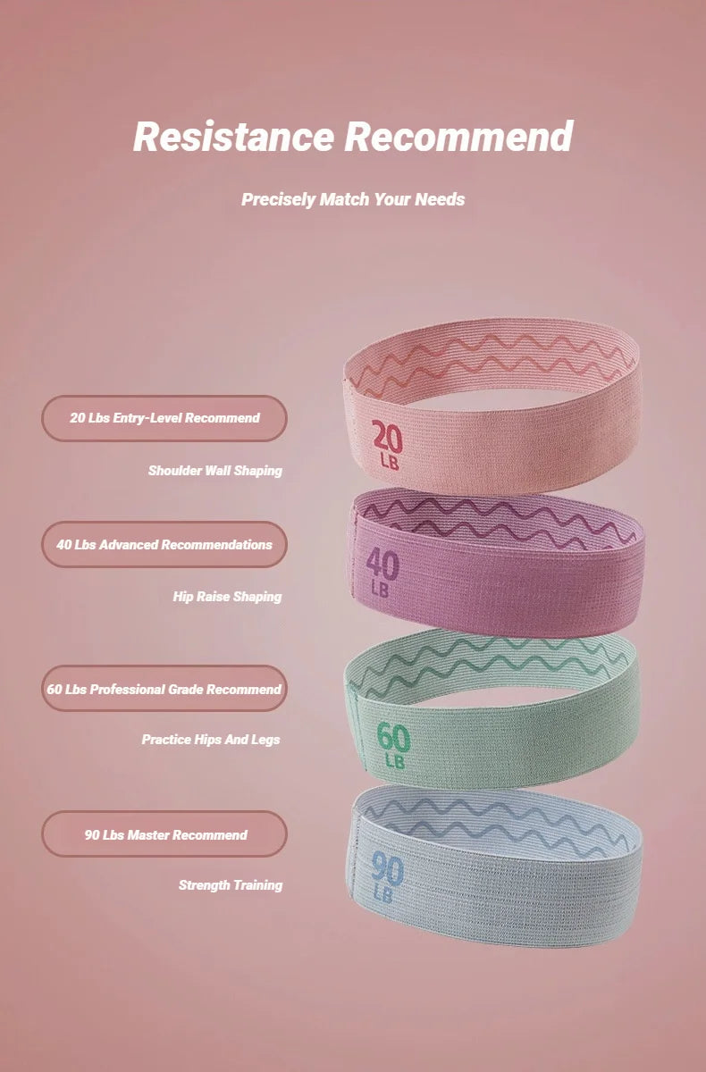 Bandas de Resistencia Sculpt & Tone – Define tus Glúteos y Piernas