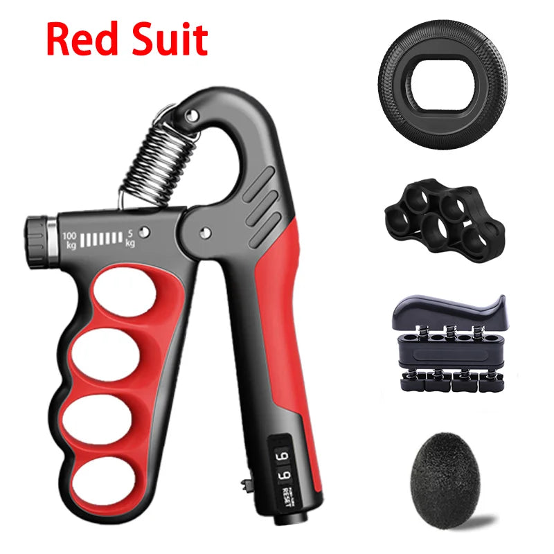 Grip de Fuerza Ajustable – Manos y Muñecas | Entrenamiento & Recuperación