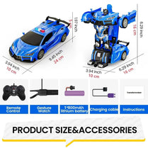 Gesture Sensing Police RC Car