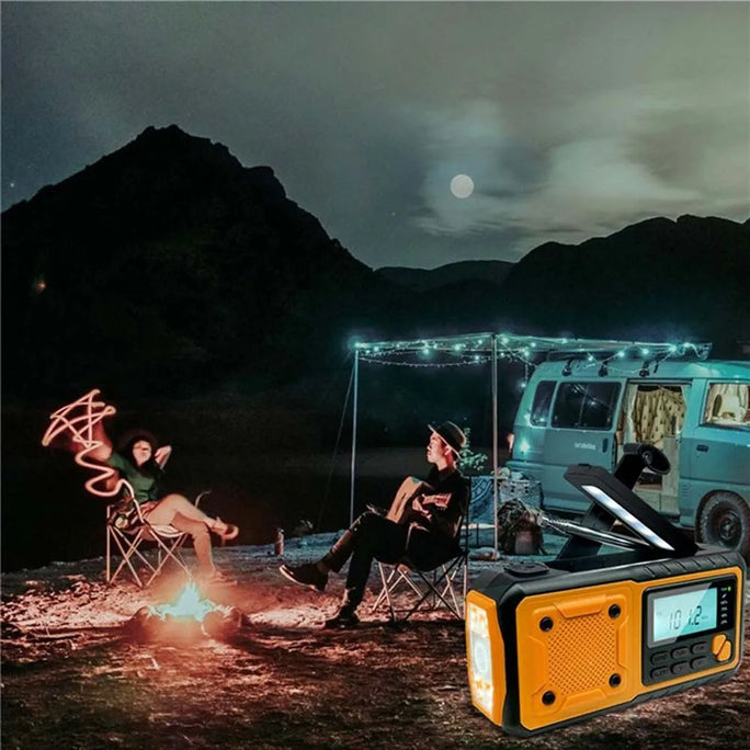 Emergency Solar Power Radio Hand AM/FM Weather