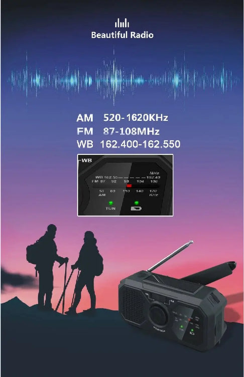 Portable Solar Radio, Emergency Kits , Dynamo AM/FM Radio,Phone Charger