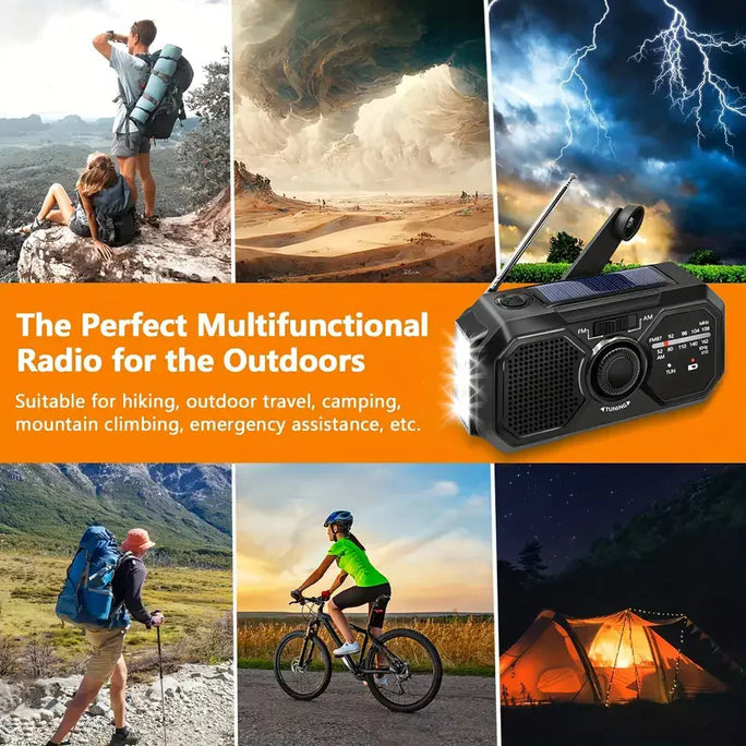 Portable Solar Radio, Emergency Kits , Dynamo AM/FM Radio,Phone Charger