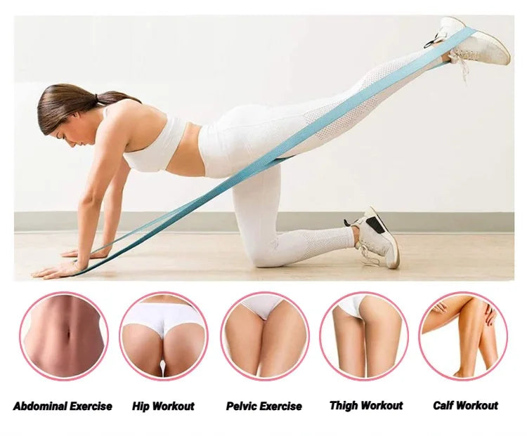 Set de Bandas Elásticas de Resistencia de Tela – Glúteos y Piernas