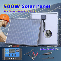 solar panel kit emergenci  1000W 500W 12V photovoltaic